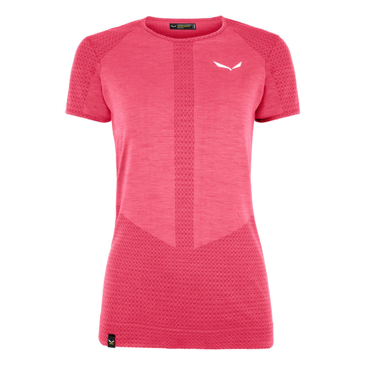 T-Shirts Salewa Zebru Responsive Short Sleeve Mulher Rosa 305WGUEFI